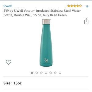 Turquoise Swell bottle (Sip)